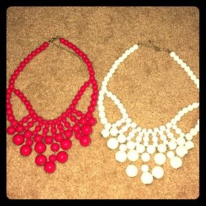 Set of 2 statement necklaces